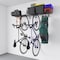 Rad Sportz Garage Wall Shelving 2-Pack with 6 Bike Hooks - Metal Wire Shelving by, 2PK 83-SS1001 - alternate 2